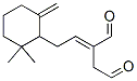 2-[2-(2,2-Dimethyl-6-methylenecyclohexyl)ethylidene]butanedial Structure