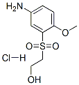 2-[(5-amino-2-methoxyphenyl)sulphonyl]ethanol hydrochloride 结构式