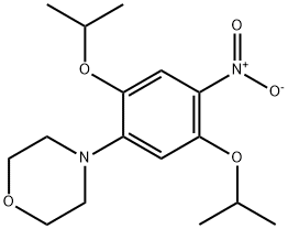 4-[2,5-bis(1-methylethoxy)-4-nitrophenyl]morpholine 结构式
