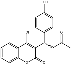 (S)-4'-Hydroxy Warfarin 结构式