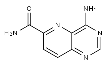 Pyrido[3,2-d]pyrimidine-6-carboxamide,  4-amino- Structure