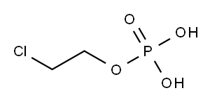 Ethanol, 2-chloro-, phosphate (3:1), hydrolyzed Structure