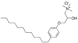 [3-(4-dodecylphenoxy)-2-hydroxypropyl]trimethylammonium chloride Structure