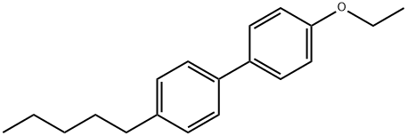 4-ethoxy-4'-pentyl-1,1'-biphenyl 结构式