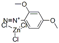 2,4-dimethoxybenzenediazonium trichlorozincate|