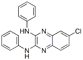6-chloro-N,N'-diphenylquinoxaline-2,3-diamine 结构式