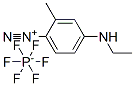 4-(ethylamino)-2-methylbenzenediazonium hexafluorophosphate 结构式