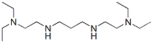 N,N'-bis[2-(diethylamino)ethyl]propane-1,3-diamine 结构式