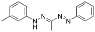 3-Methyl-1-(3-methylphenyl)-5-phenylformazan 结构式