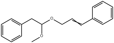 [2-methoxy-2-[(3-phenylallyl)oxy]ethyl]benzene 结构式