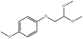 p-(2,2-dimethoxyethoxy)anisole Structure