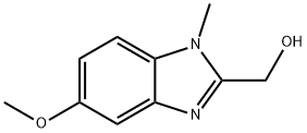 5-甲氧基-1-甲基-1H-苯并咪唑-2-甲醇, 68426-83-5, 结构式