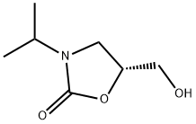 2-Oxazolidinone,5-(hydroxymethyl)-3-(1-methylethyl)-,(5R)-(9CI) Struktur