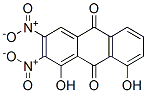 1,8-dihydroxydinitroanthraquinone Struktur
