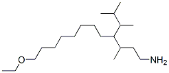 12-ethoxy-3-methyl-4-(3-methylbutan-2-yl)dodecan-1-amine 结构式