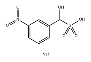 sodium alpha-hydroxy-m-nitrotoluene-alpha-sulphonate 结构式