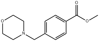 甲基-4-(吗啉代甲基)-苯酸酯 结构式