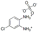 4-chlorobenzene-1,2-diammonium sulphate 结构式