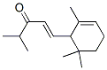 4-methyl-1-(2,6,6-trimethyl-2-cyclohexen-1-yl)pent-1-en-3-one Structure