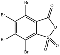 Tetrabromo-2-sulfobenzoic acid cyclic anhydride Structure
