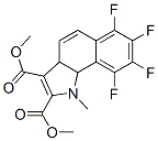 6,7,8,9-Tetrafluoro-3a,9b-dihydro-1-methyl-1H-benz[g]indole-2,3-dicarboxylic acid dimethyl ester 结构式