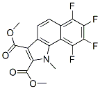 6,7,8,9-Tetrafluoro-1-methyl-1H-benz[g]indole-2,3-dicarboxylic acid dimethyl ester 结构式