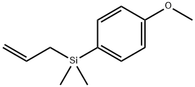 烯丙基(4 -甲氧基苯基)二甲基硅烷, 68469-60-3, 结构式