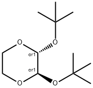 2,3-Di-t-butoxy-1,4-dioxane Structure