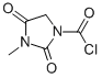 1-Imidazolidinecarbonyl chloride, 3-methyl-2,4-dioxo- (9CI) 结构式