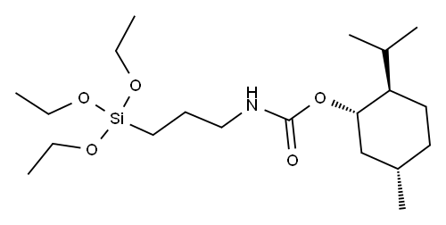 (S)-N-TRIETHOXYSILYLPROPYL-O-MENTHOCARBAMATE|(S)-氮-三乙氧基硅基丙基-氧-薄荷基氨基甲酸盐