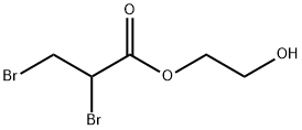 2-hydroxyethyl 2,3-dibromopropionate 结构式
