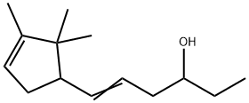 6-(2,2,3-trimethylcyclopent-3-en-1-yl)hex-5-en-3-ol 结构式