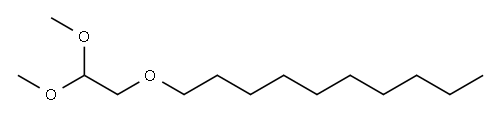 1-(2,2-dimethoxyethoxy)decane Structure