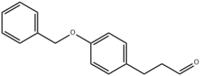 3-(4-BENZYLOXYPHENYL)PROPIONALDEHYDE 结构式
