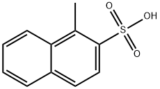1-Methyl-2-naphthalenesulfonic acid 结构式