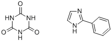 [2-苯基咪唑与1,3,5-三嗪-2,4,6-(1H,3H,5H)-三酮]的化合物 结构式