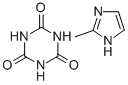 2-甲基咪唑、1,3,5-三嗪-2,4,6-(1H,3H,5H)-三酮的化合物 结构式