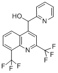 alpha-2-pyridinyl-2,8-bis(trifluoromethyl)-4-quinolinemethanol Structure