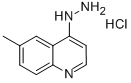 4-HYDRAZINO-6-METHYLQUINOLINE HYDROCHLORIDE 结构式