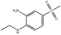 N1-ethyl-4-(Methylsulfonyl)benzene-1,2-diaMine 结构式