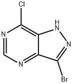 3-溴-7-氯-1H-吡唑并[4,3-D]嘧啶, 68510-70-3, 结构式