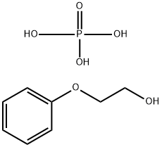 Ethanol, 2-phenoxy-, phosphate, potassium salt 结构式