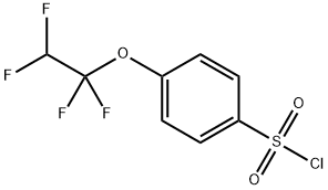 p-(1,1,2,2-tetrafluoroethoxy)benzenesulphonyl chloride 结构式