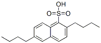 2,6-Dibutyl-1-naphthalenesulfonic acid 结构式