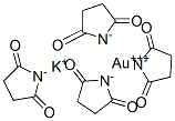 tetrasuccinimide, gold(3+) potassium salt 结构式