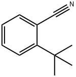 2-(叔丁基)苄腈, 68527-72-0, 结构式