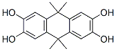 9,10-dihydro-9,9,10,10-tetramethylanthracene-2,3,6,7-tetrol 结构式
