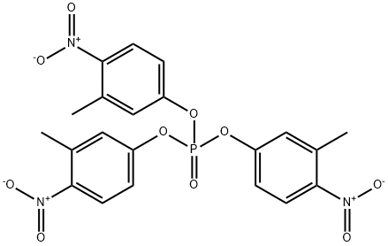 tris(4-nitro-m-tolyl) phosphate 结构式