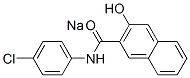 sodium N-(4-chlorophenyl)-3-hydroxynaphthalene-2-carboxamidate 结构式