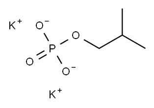 dipotassium isobutyl phosphate Structure